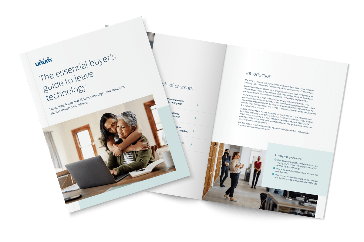 leave tech buyers guide booklet