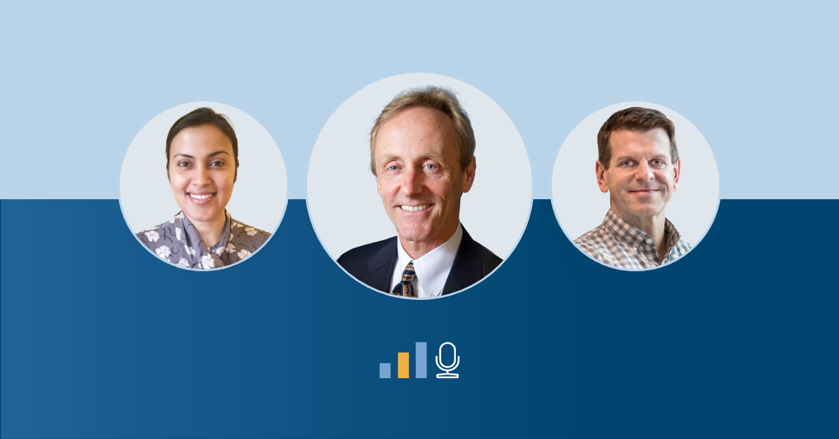 headshots of Josh Bersin, Swapnil Prabha and Mike Simonds