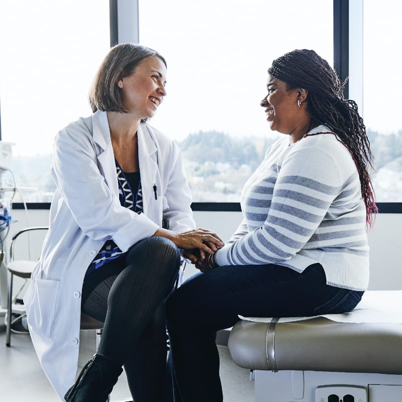 doctor with patient
